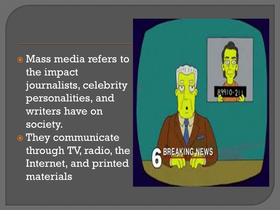 the impact of mass media on societys perception of the bicycle How does the media affect public opinion a: in the 21st century, technology has made it easier to access the messages from the mass media it. the impact of mass media on societys perception of the bicycle How does the media affect public opinion a: in the 21st century, technology has made it easier to access the messages from the mass media it.