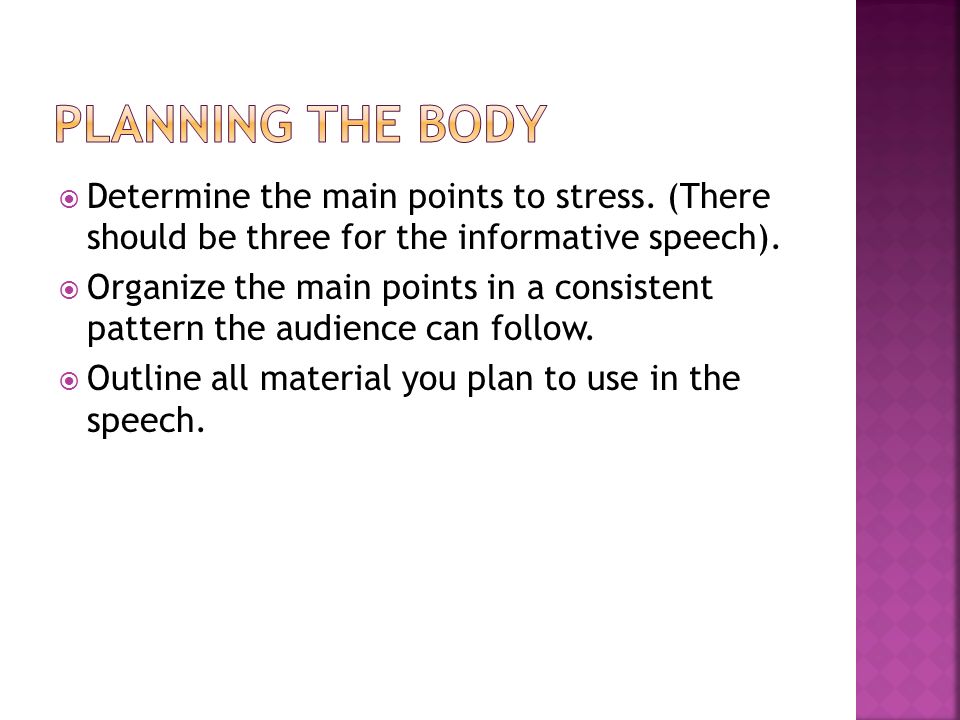 types of informative speeches types of informative speeches