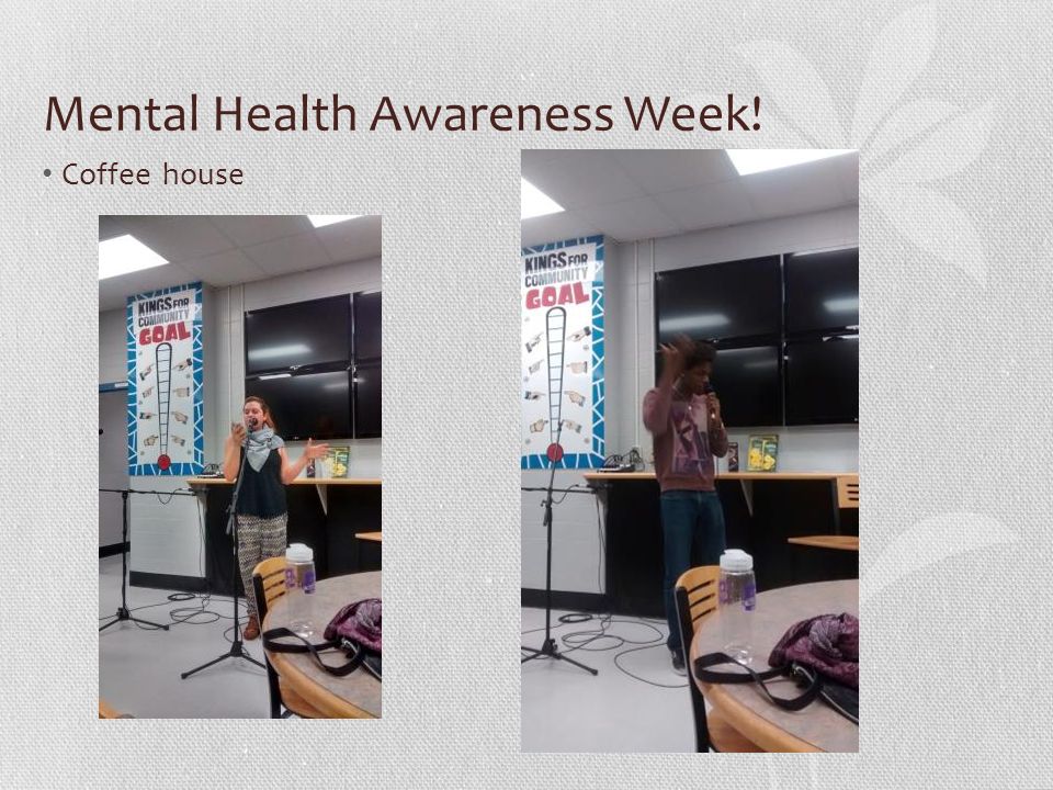 Mental Health Awareness Week! Coffee house