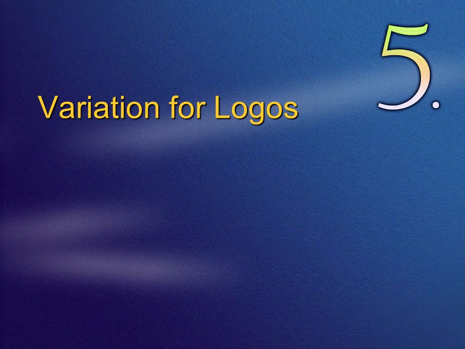 Variation for Logos