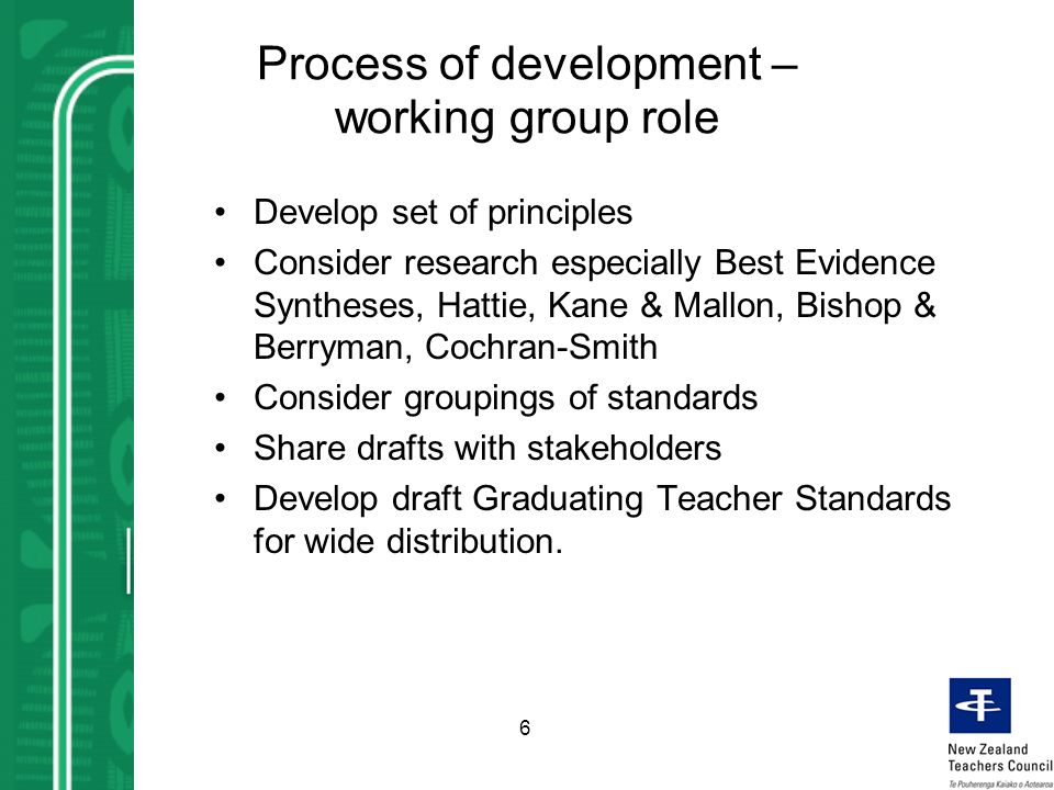 1 Teacher Education Works June The Nz Teachers Council Te 6