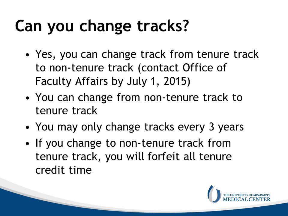 Can you change tracks.