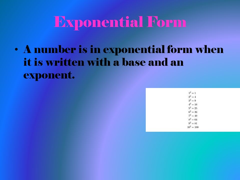 exponents by ramia jones to ms kinney writing exponents 1 writing numbers in exponential form