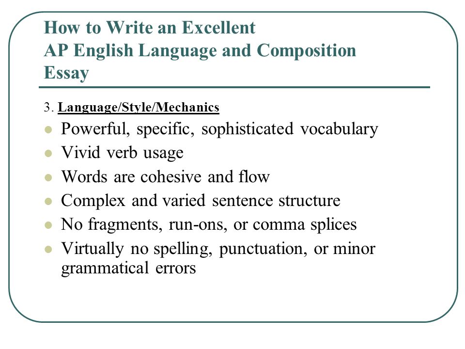 Tips for writing ap english essays