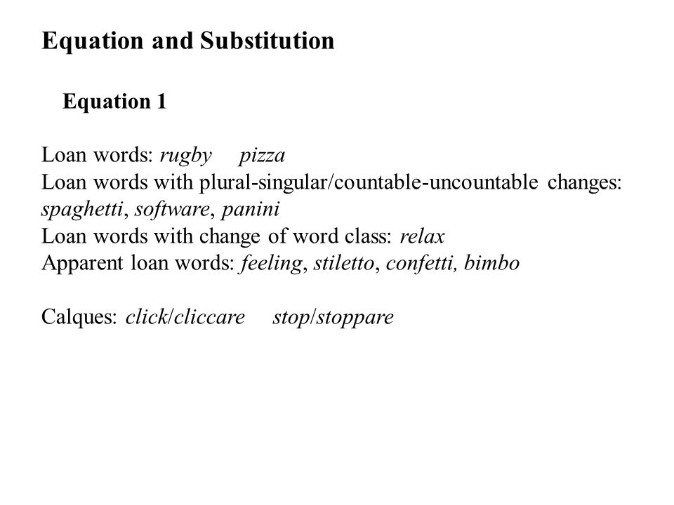 loan equation