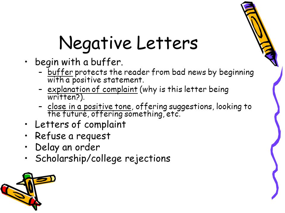 negative letter essay negative letter essay