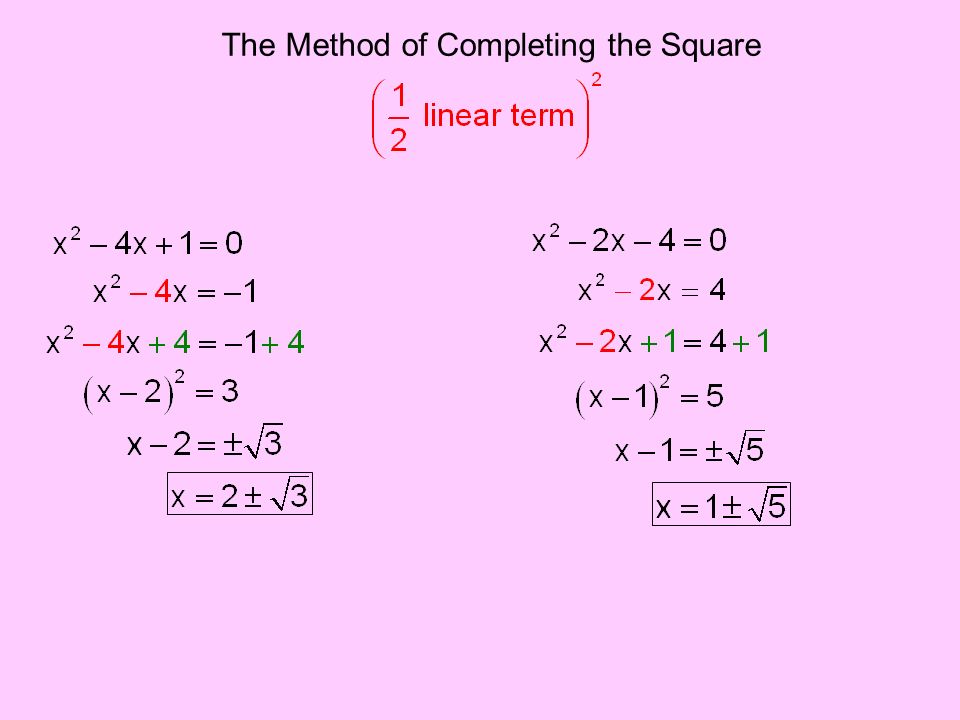 Solve The Equation By Completing Square Calculator Talkchannels Solving Equations By Completing The Square Calculator Talkchannels