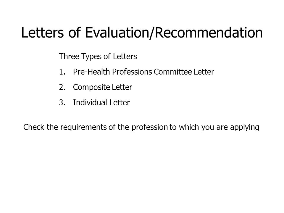 pre health professions advisement fsc phpa prof amanda lavery composite letter