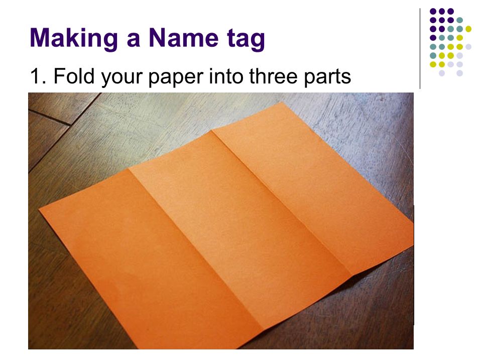 fold names