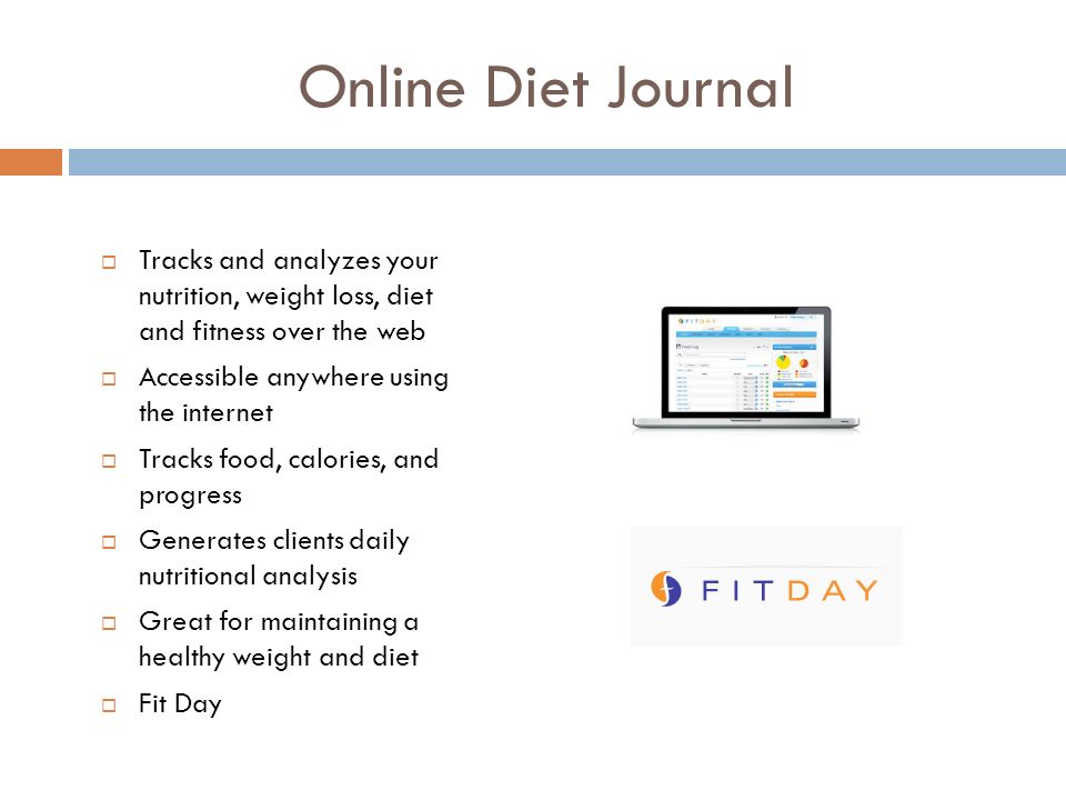 online diet journal