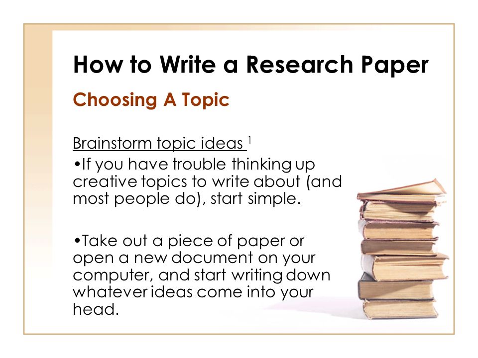 It research paper topics