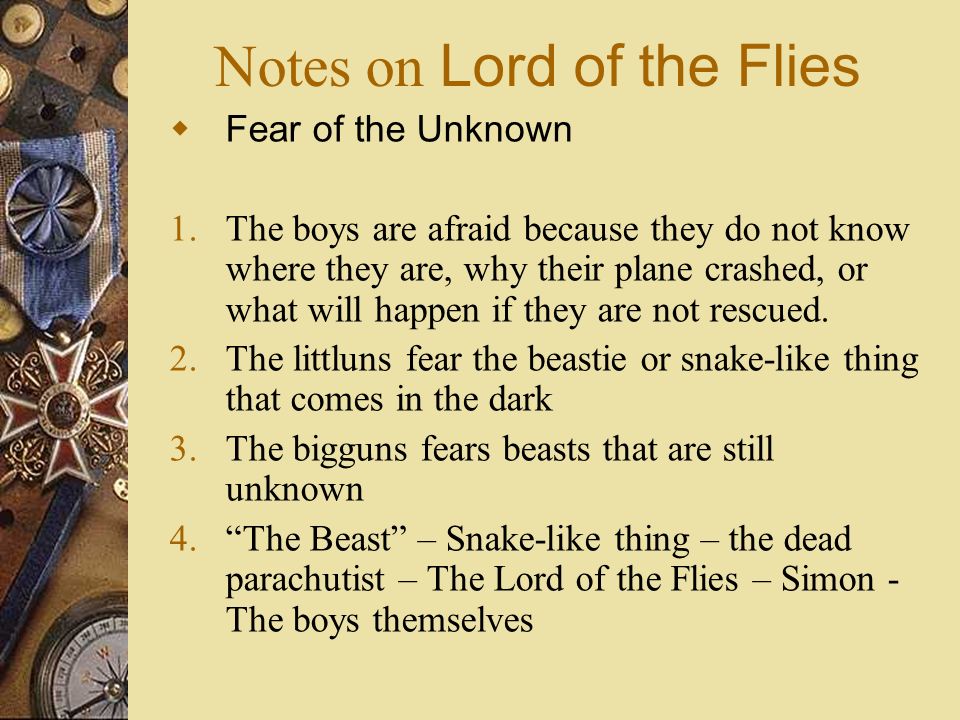 Lord Of The Flies Fear Essay