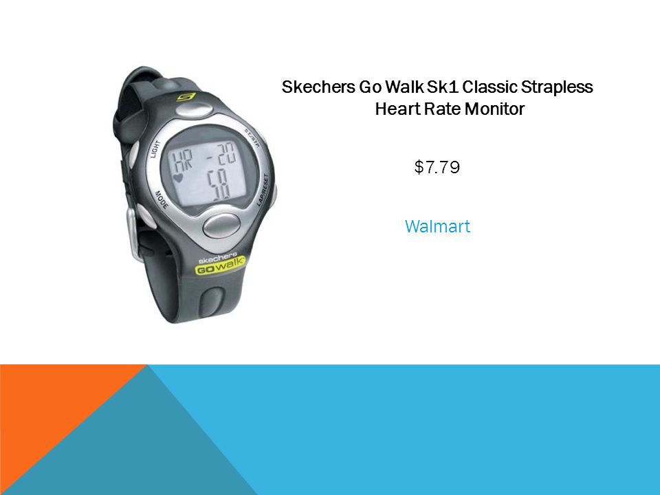Skechers Go Walk Sk1 Classic Strapless Heart Rate Monitor $7.79 Walmart