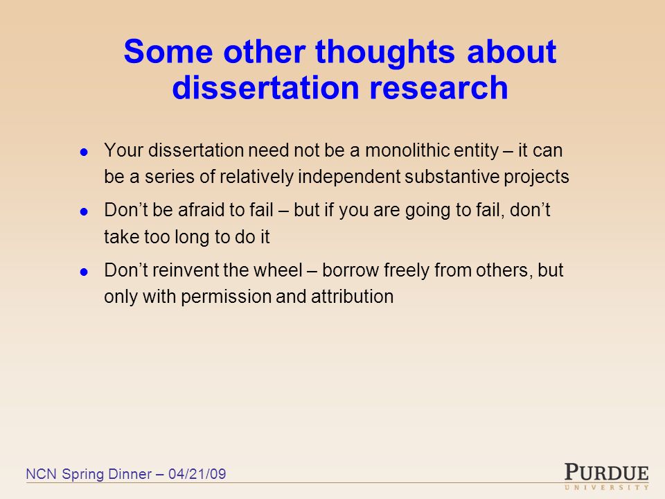 Dissertation on why projects fail