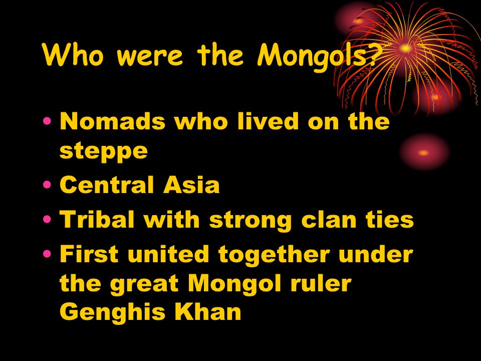 Who were the Mongols.