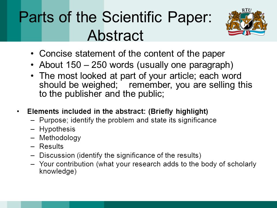 abstract part of research paper A dissertation abstract serves as a short summary although they appear at the beginning of an academic paper, dissertation abstracts are usually the last part that's completed. abstract part of research paper A dissertation abstract serves as a short summary although they appear at the beginning of an academic paper, dissertation abstracts are usually the last part that's completed.