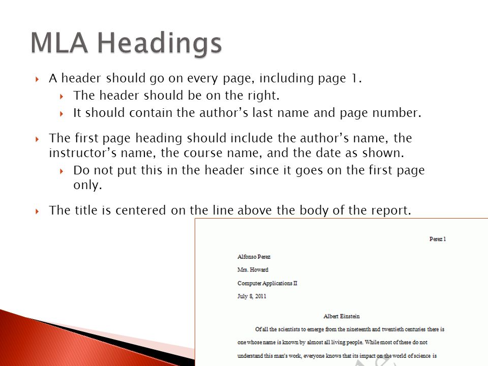  A header should go on every page, including page 1.