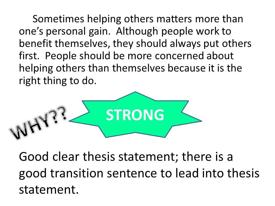 essays on helping others