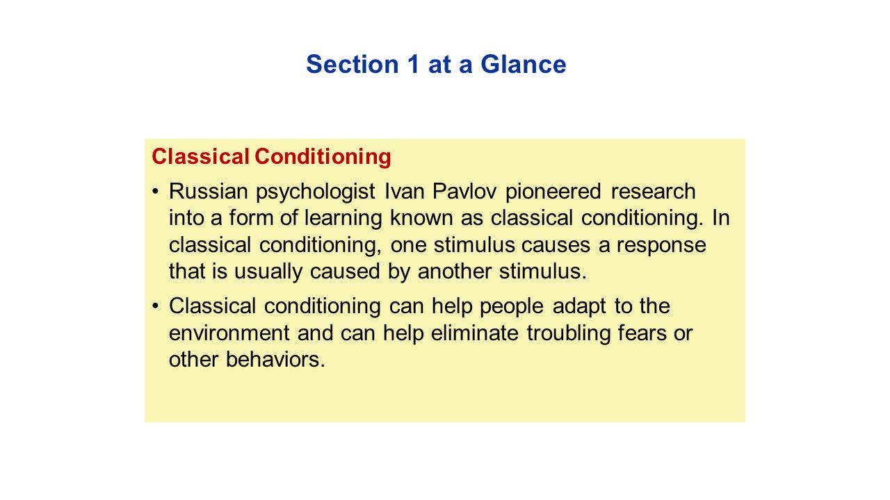chapter 6 learning case study the little albert experimentthe classical conditioning is a form of
