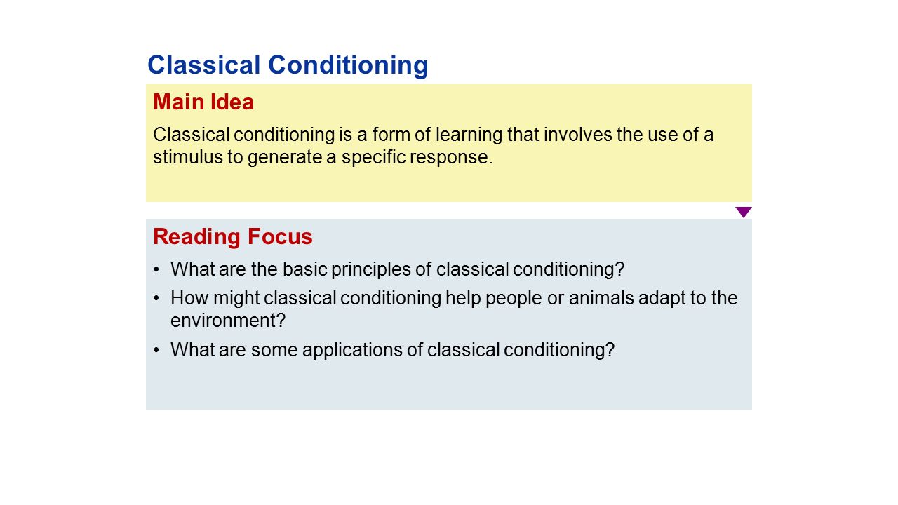 chapter 6 learning case study the little albert experimentthe classical conditioning is a form of