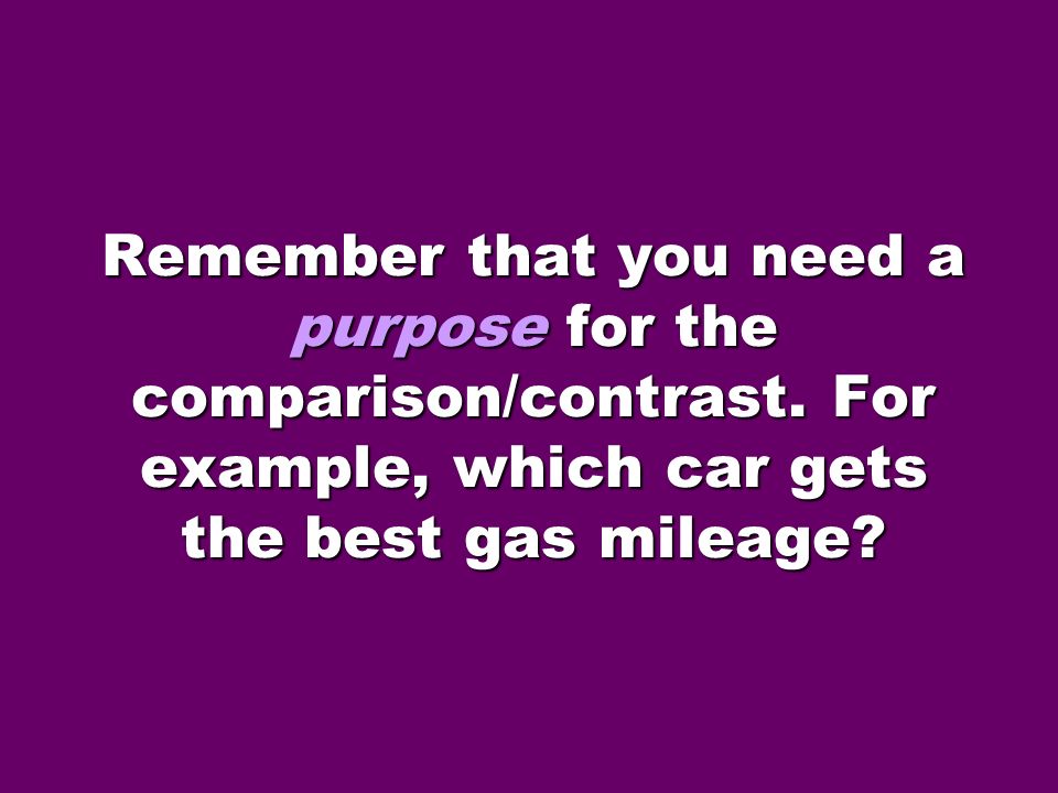 Fun Compare And Contrast Essay Topics