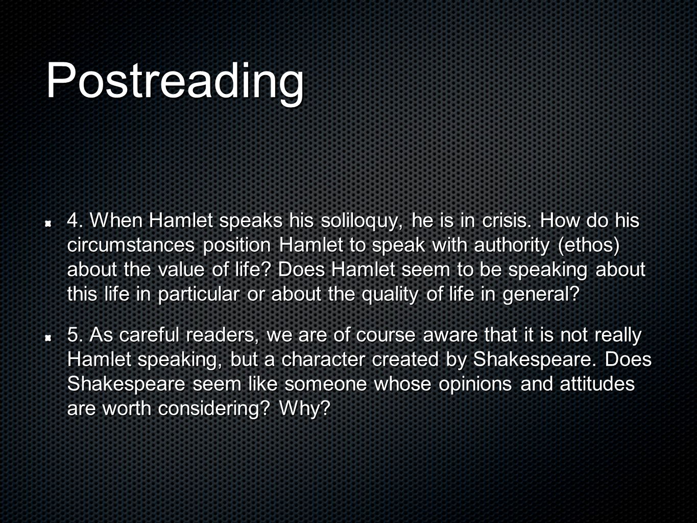 Hamlet To Be Or Not To Be Essay