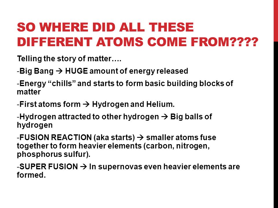 basic chemistry atoms elements and how they behave ppt download when did hydrogen form