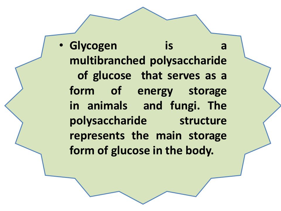 glycogen storage diseases dr samah kotb 2015 cellular biochemistry main storage form of glucose