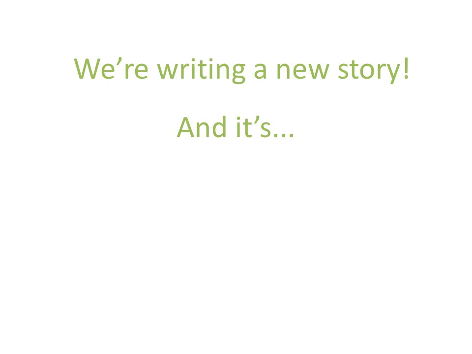 how to write a newstory