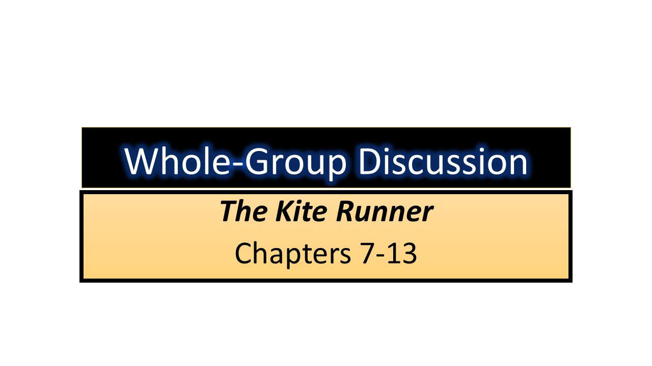 Thesis Statement For The Kite Runner