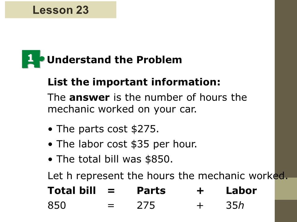2 8 Solving Two Step Equations Warm Up Solve 1 X 12 7 2 8 Solving Two Step Equations 1 Understand The Problem Answer Is