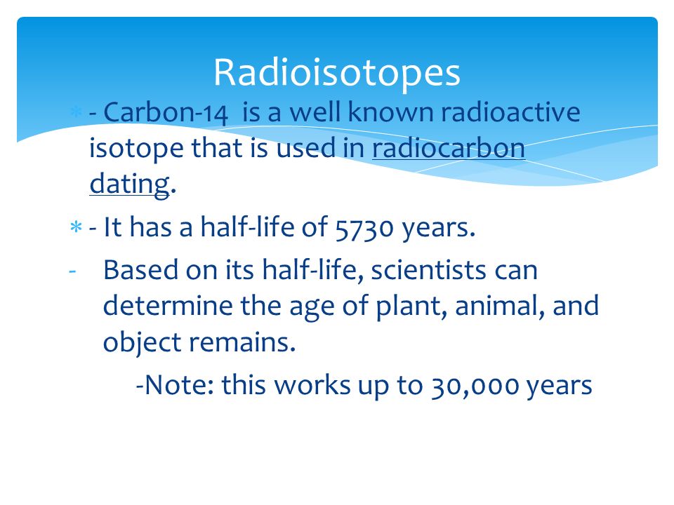practical uses of carbon dating