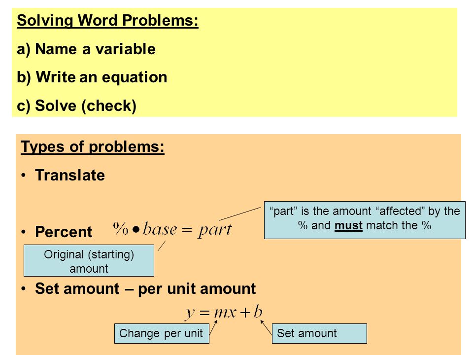Solve Percent Word Problems