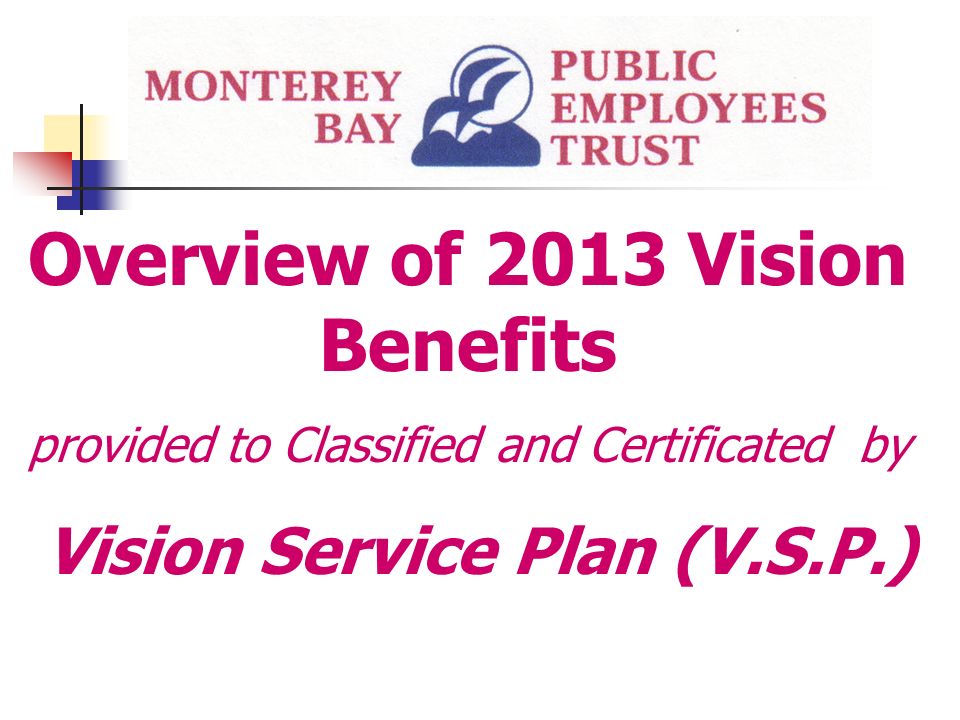 vision service plan