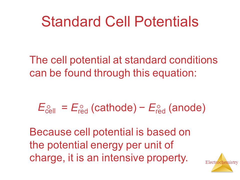 Electrochemistry Combining The Half Reactions 5 C 2 O 4 16 Electrochemistry Standard Cell