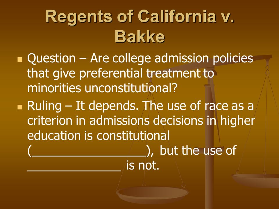 Regents of California v.