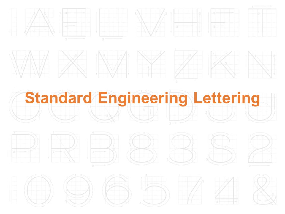 engineering lettering
