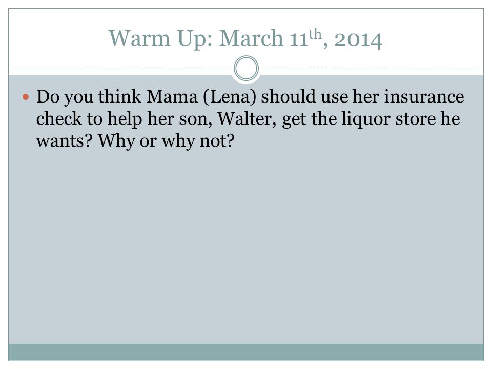 warm up reminders today you