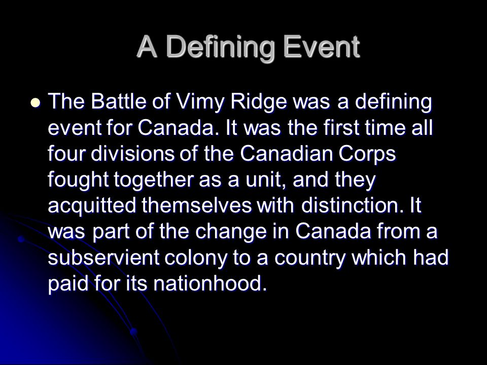battle of vimy ridge essay battle of vimy ridge essay