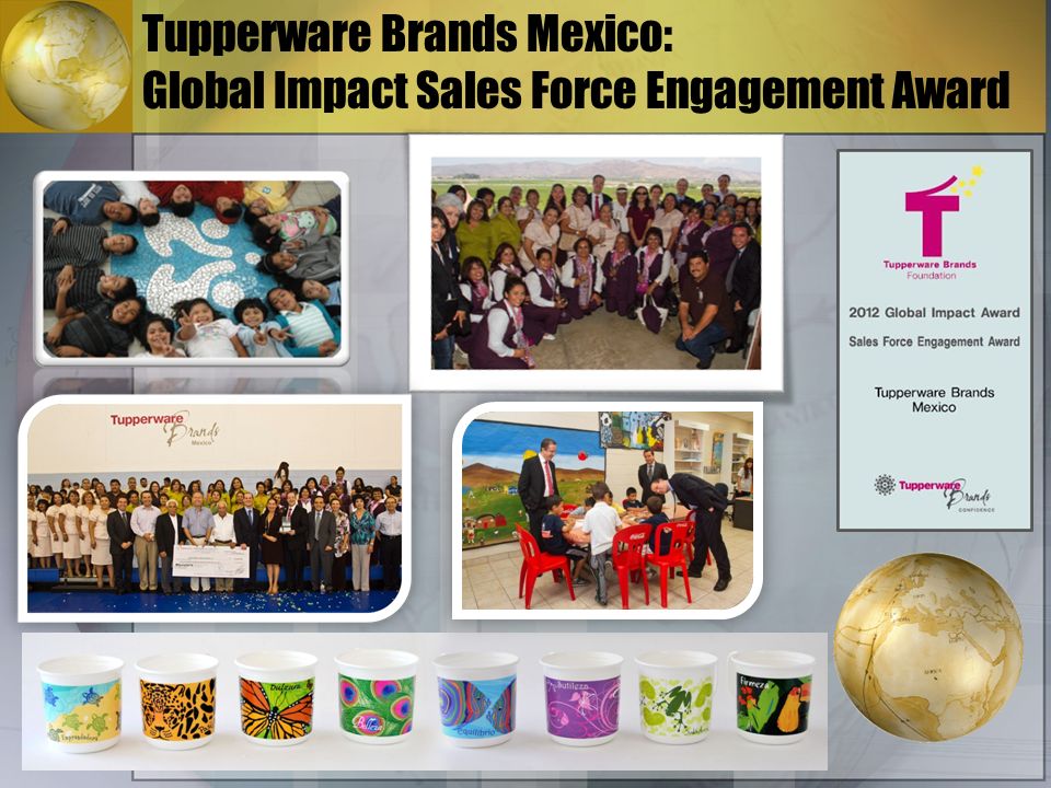 Tupperware Brands Mexico: Global Impact Sales Force Engagement Award