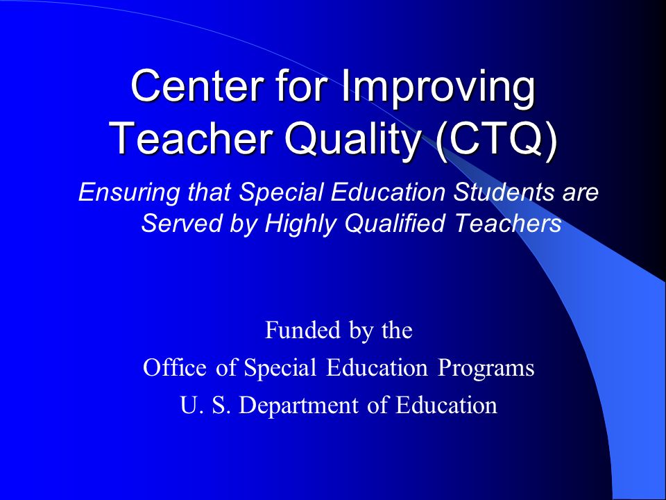 improving the quality of teachers in improving the quality of teachers in