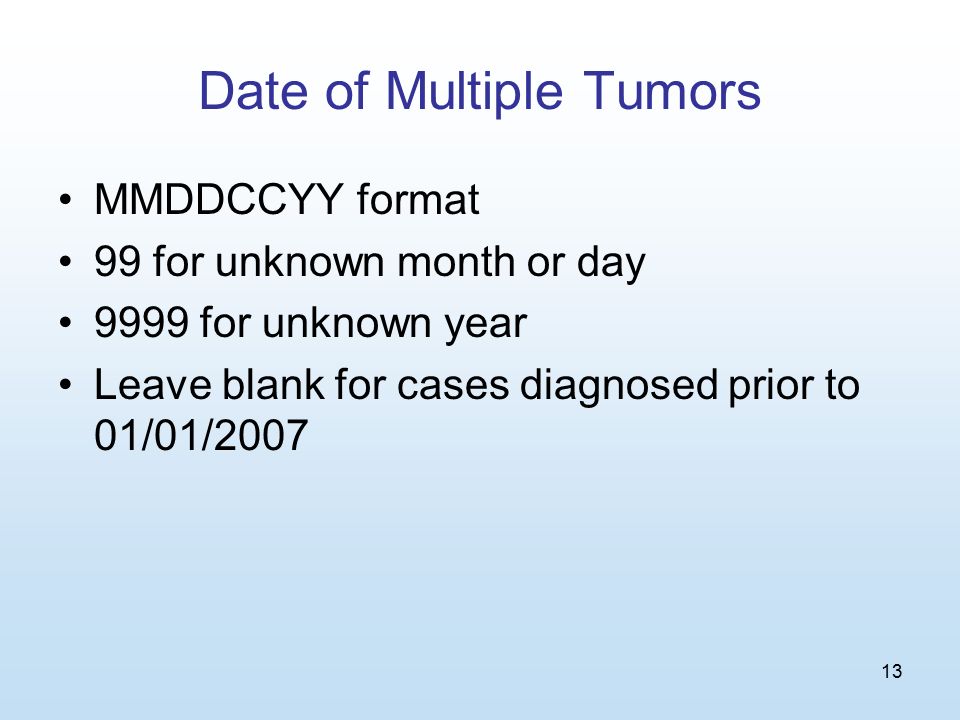 new data items mp h task force multiple primary rules histology mmddccyy format