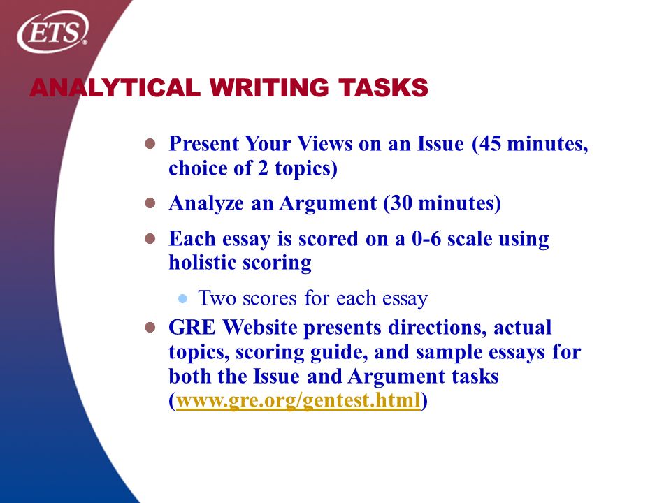 gre essay examples