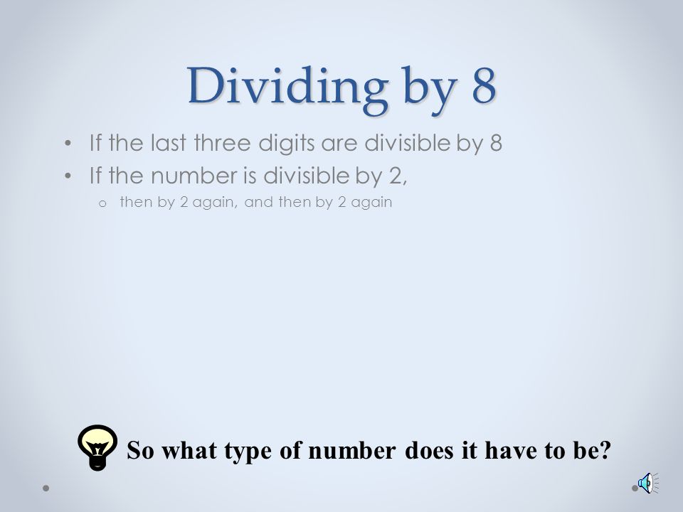 Now You Try Are these numbers divisible by 7 a)578 b)398 c)48 d)1903 e)490