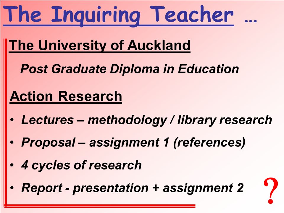 Research Proposal Assignment