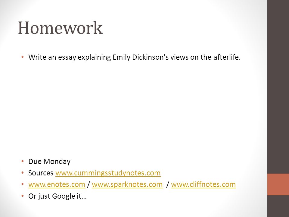 Introduction to emily dickinson essay