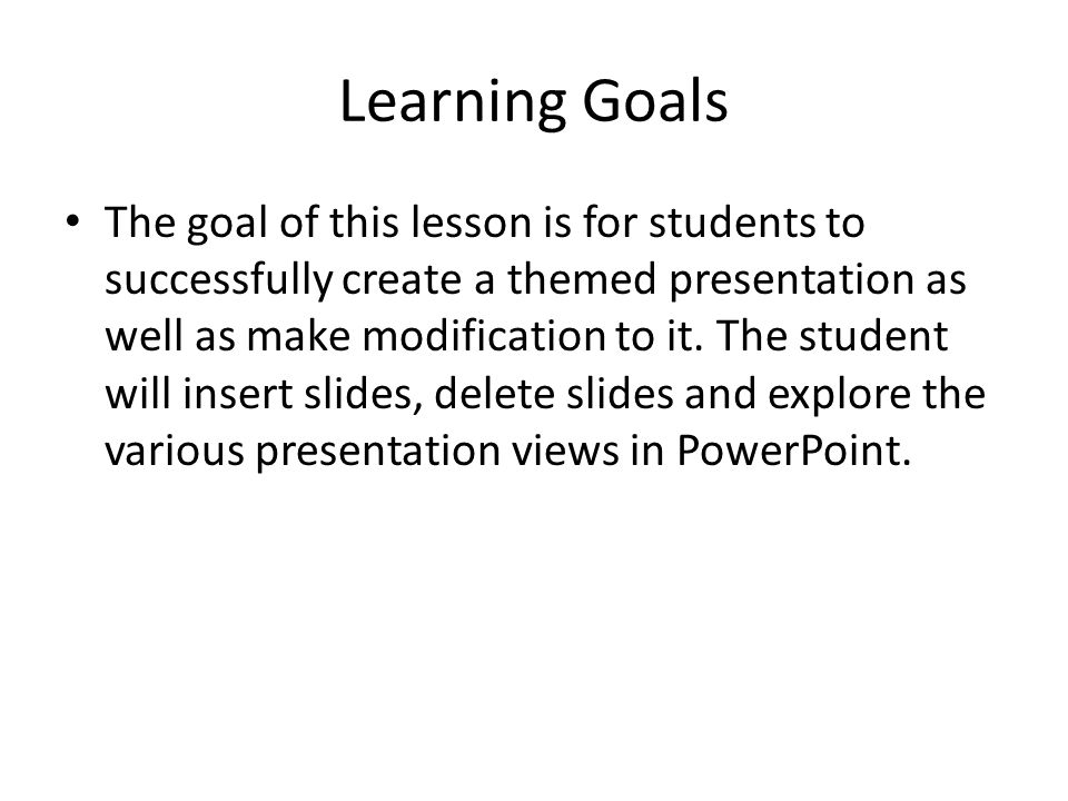 theme lesson powerpoint