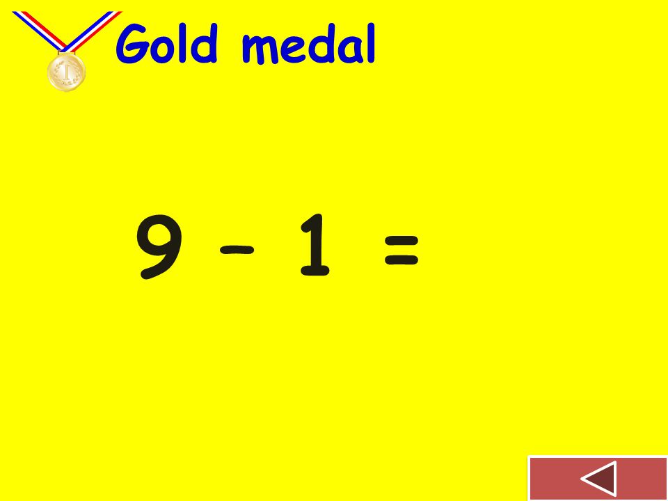4 – 1 = Silver medal