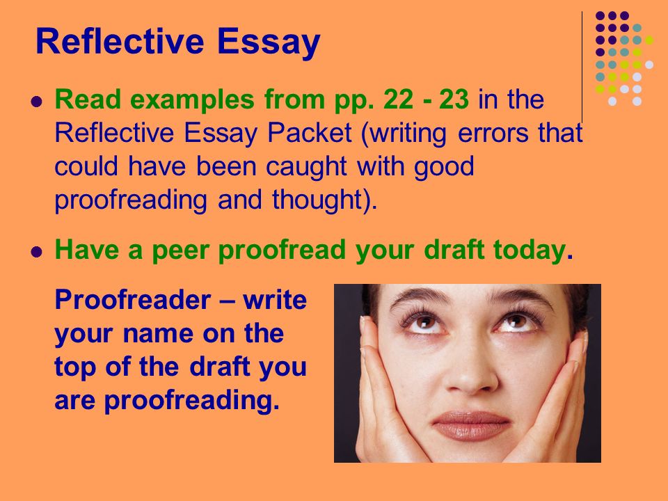 How To Write Self Reflection Essay