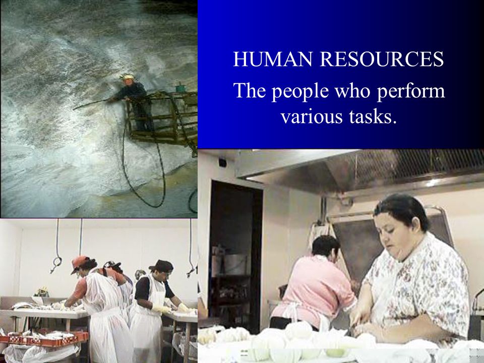Types of Resources CAPITAL RESOURCES The money and machines used to produce goods or services.